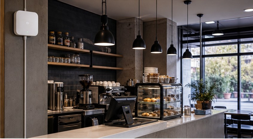 Kafe POS ve Wi-Fi altyapısı